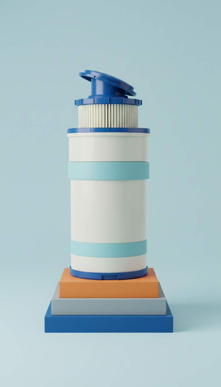 Cartridge Pool Filter With Easy-Access Lid